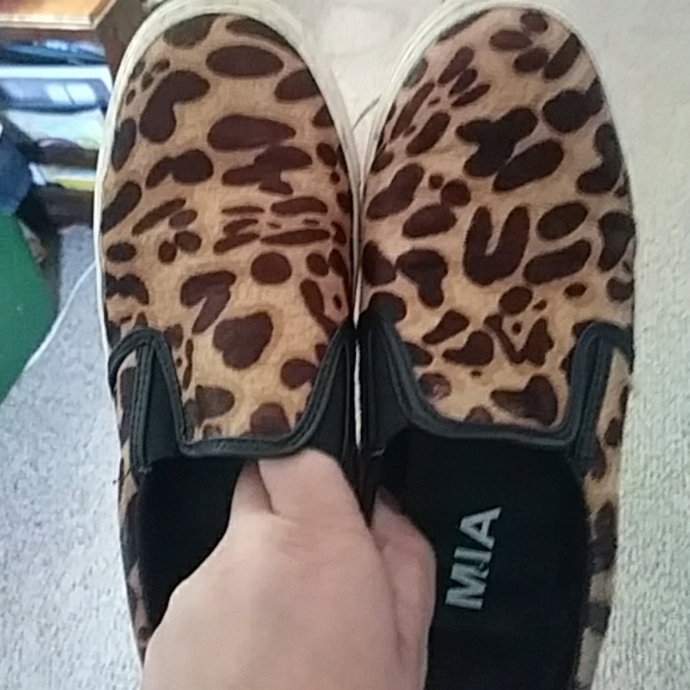 Cute leopard print shoes